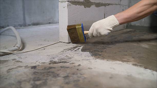 Crawl space vapor barrier installation in Louisville, IL